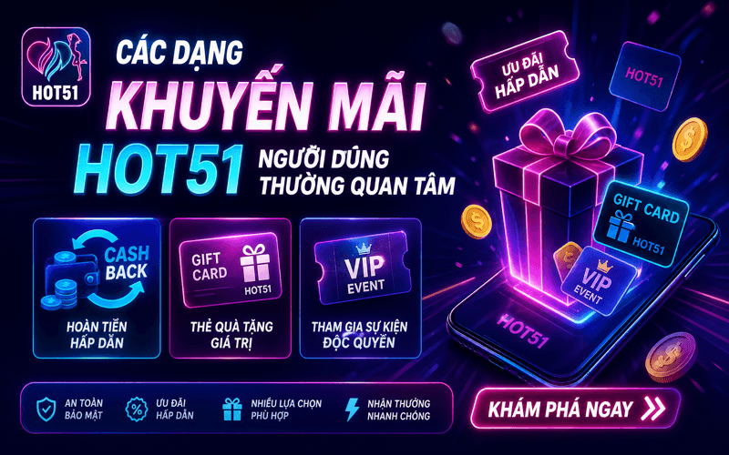 Các Dạng Khuyến Mãi Hot51 Người Dùng Thường Quan Tâm