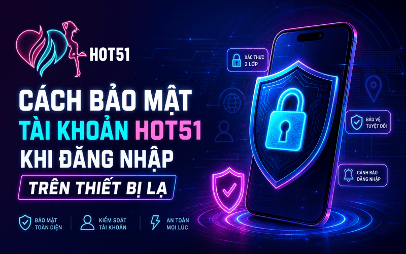 Cách Bảo Mật Tài Khoản Hot51 Khi Đăng Nhập Trên Thiết Bị Lạ