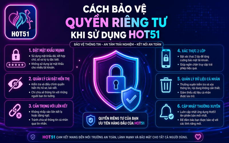 Cách Bảo Vệ Quyền Riêng Tư Khi Sử Dụng Hot51