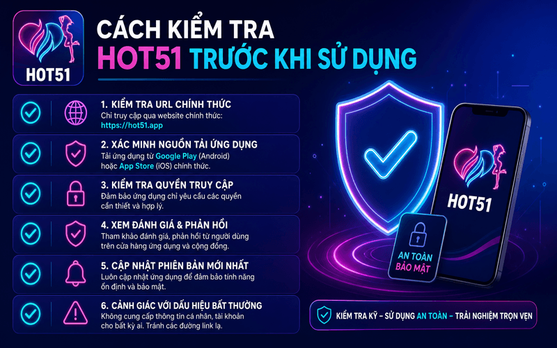 Cách Kiểm Tra Hot51 Trước Khi Sử Dụng