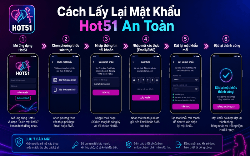 Cách Lấy Lại Mật Khẩu Hot51 An Toàn