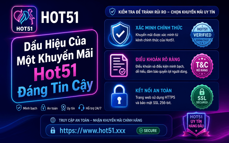 Dấu Hiệu Của Một Khuyến Mãi Hot51 Đáng Tin Cậy