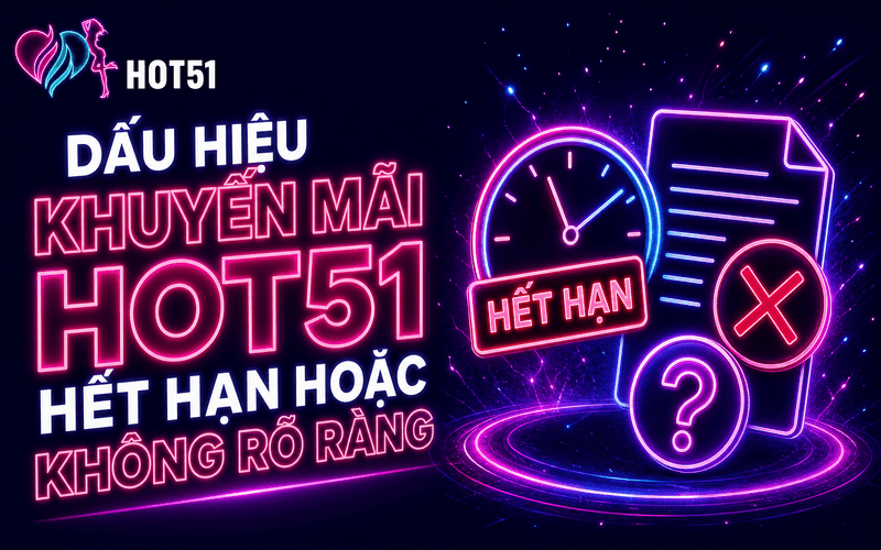 Dấu Hiệu Khuyến Mãi Hot51 Hết Hạn Hoặc Không Rõ Ràng