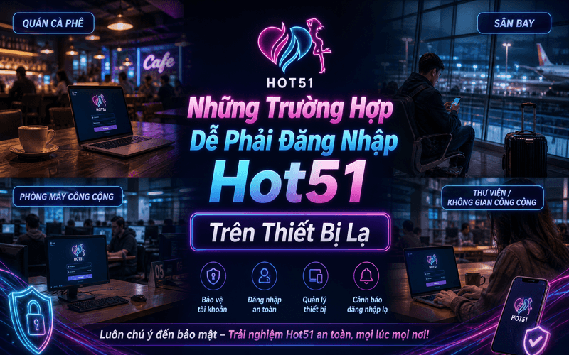 Những Trường Hợp Dễ Phải Đăng Nhập Hot51 Trên Thiết Bị Lạ