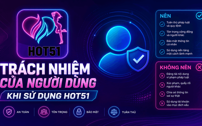 Trách Nhiệm Của Người Dùng Khi Sử Dụng Hot51