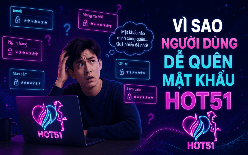 Vì Sao Người Dùng Dễ Quên Mật Khẩu Hot51?