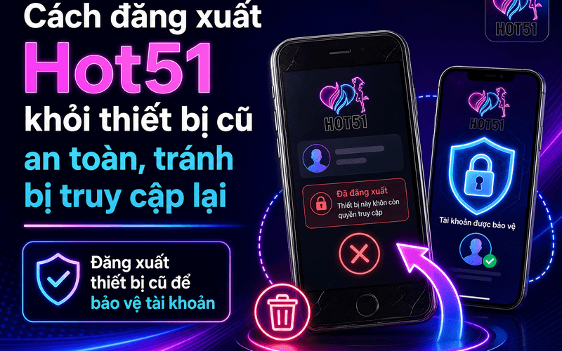 Cách đăng xuất Hot51 khỏi thiết bị cũ an toàn, tránh bị truy cập lại