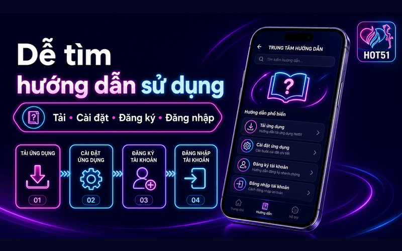 Dễ tìm hướng dẫn sử dụng