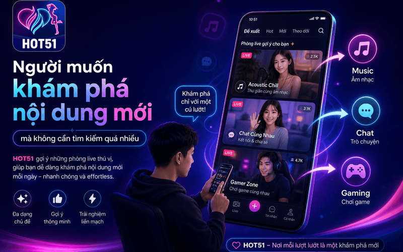Người muốn khám phá nội dung mới mà không cần tìm kiếm quá nhiều