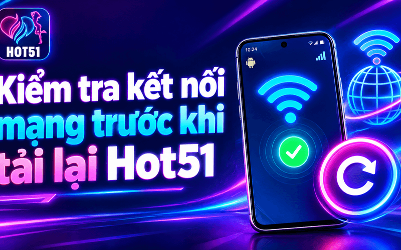 Kiểm tra kết nối mạng trước khi tải lại Hot51