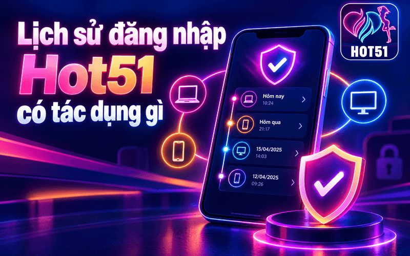 Lịch sử đăng nhập Hot51 có tác dụng gì?