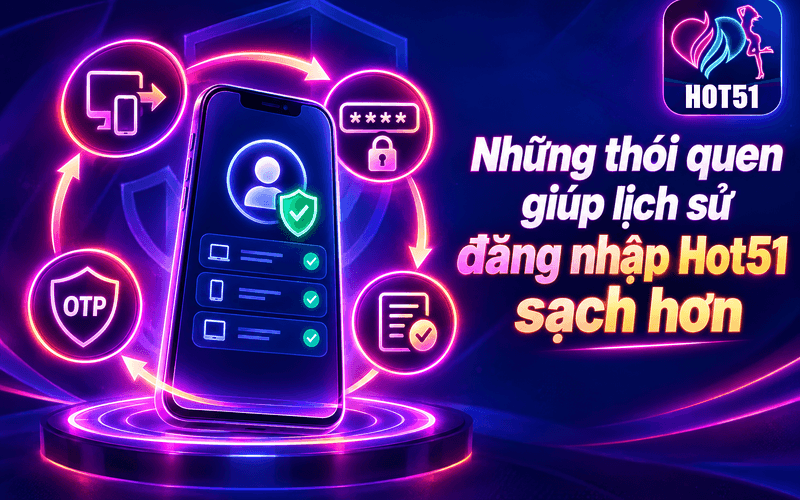 Những thói quen giúp lịch sử đăng nhập Hot51 sạch hơn