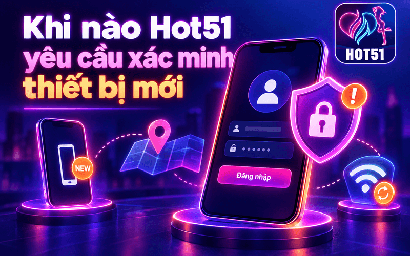 Khi nào Hot51 yêu cầu xác minh thiết bị mới?