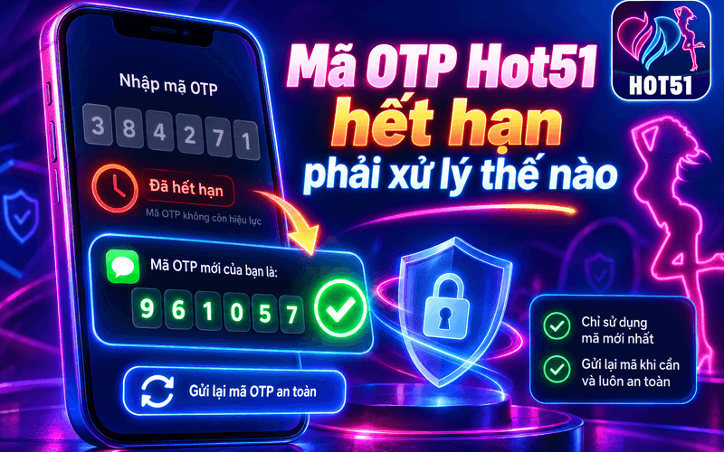 Mã OTP Hot51 hết hạn phải xử lý thế nào?